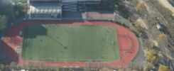 Fußballfeld von oben
