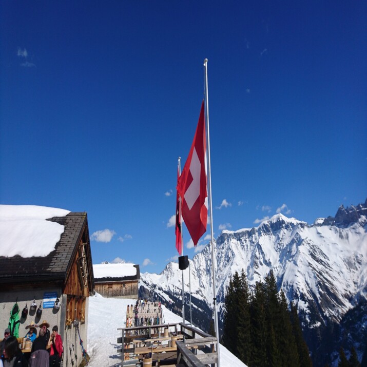 Skigebiet in der Schweiz
